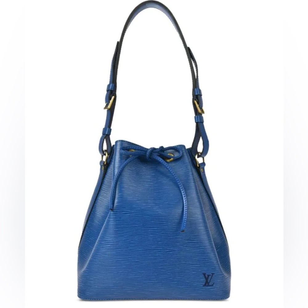 Louis Vuitton Blue Epi Petit Noe Bucket Shoulder Bag - Picture 2 of 13